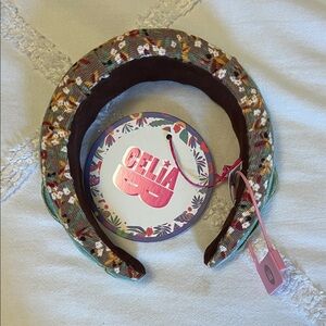 Celia B  Multicolor Leaf Pattern Headband